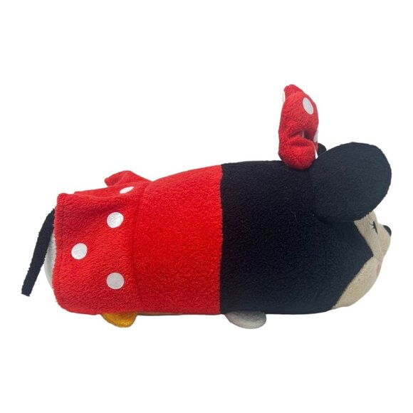 Disney Tsum Tsum Minnie Mouse Plush Stuffed Animal Toy Red Black Polka-dots - Picture 4 of 9